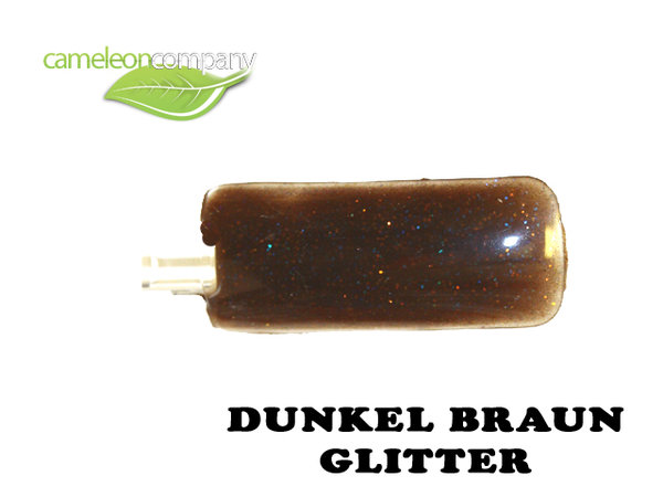 Acryl Powder Glitter Dunkel Braun 24