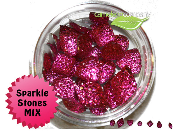 Sparkle Stones  MIX Pink