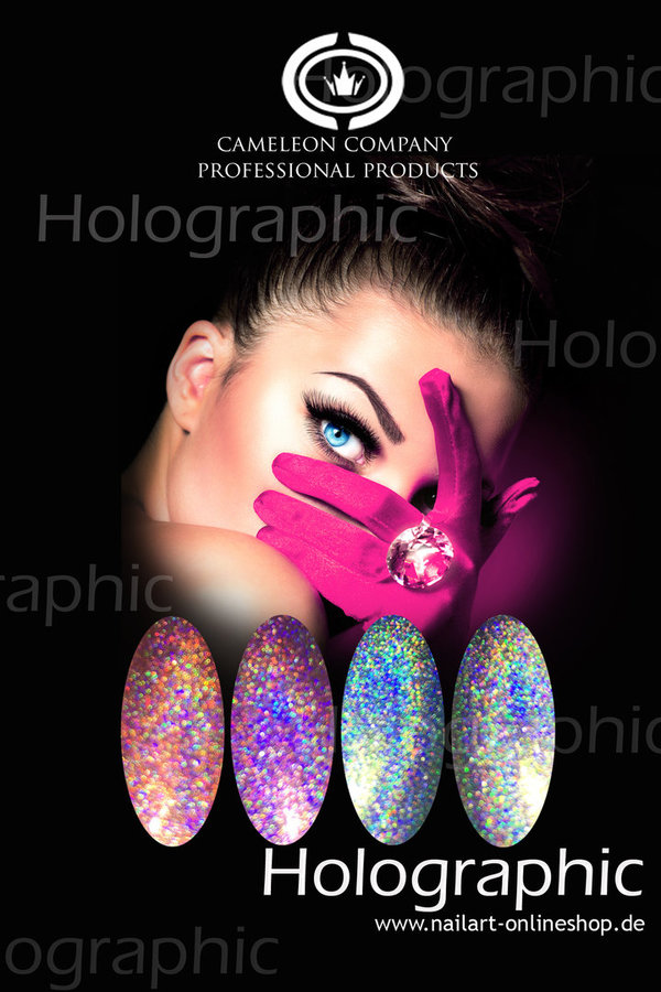 5ml Holographic Gel Silver