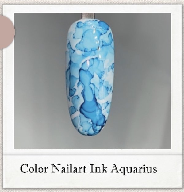 12ml  Color Nailart Ink Aquarius