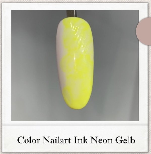12ml  Color Nailart Ink Neon Gelb
