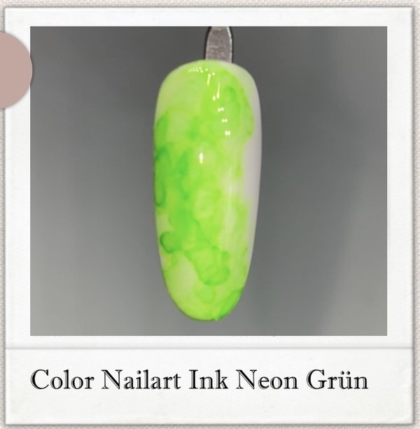 12ml  Color Nailart Ink Neon Grün