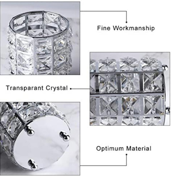 Pinselhalter Diamant Silber